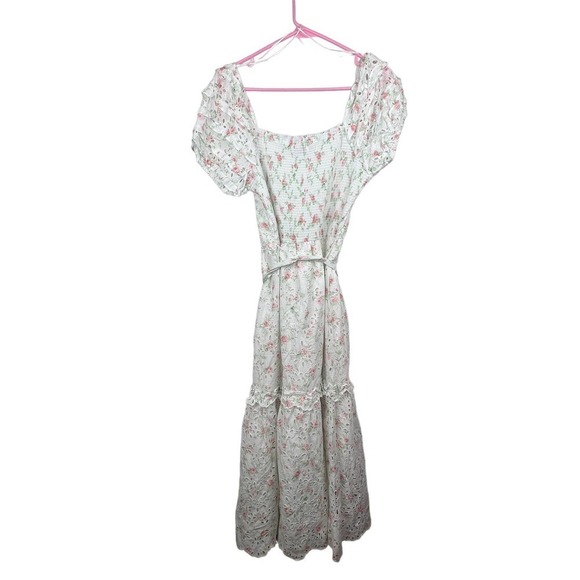 Loveshackfancy x Target Clementine Eyelet Dress Womens Size: 10 - Picture 2 of 10
